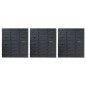 vidaXL Kit de cajas de almacenaje 48 pzas paneles de pared azul negro vidaXL Kit de cajas de almacenaje 48 pzas paneles de pared azul negro