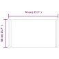 vidaXL Espejo de baño con LED 70x40 cm vidaXL Espejo de baño con LED 70x40 cm