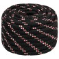 vidaXL Cuerda de barco polipropileno negra 20 mm 25 m vidaXL Cuerda de barco polipropileno negra 20 mm 25 m
