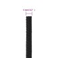 vidaXL Cuerda de barco polipropileno negro intenso 5 mm 250 m