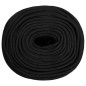 vidaXL Cuerda de barco polipropileno negro intenso 8 mm 500 m vidaXL Cuerda de barco polipropileno negro intenso 8 mm 500 m