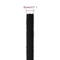 vidaXL Cuerda de barco polipropileno negro intenso 18 mm 50 m vidaXL Cuerda de barco polipropileno negro intenso 18 mm 50 m