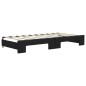 vidaXL Sofá cama nido con colchón tela negro 90x190 cm vidaXL Sofá cama nido con colchón tela negro 90x190 cm
