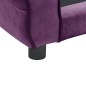 vidaXL Sofá para perros felpa color burdeos 72x45x30 cm vidaXL Sofá para perros felpa color burdeos 72x45x30 cm