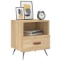 vidaXL Mesita noche 2 uds madera ingeniería roble Sonoma 40x35x47,5 cm vidaXL Mesita noche 2 uds madera ingeniería roble Sonoma 40x35x47,5 cm