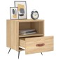 vidaXL Mesita noche 2 uds madera ingeniería roble Sonoma 40x35x47,5 cm vidaXL Mesita noche 2 uds madera ingeniería roble Sonoma 40x35x47,5 cm