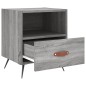 vidaXL Mesitas noche 2 uds madera ingeniería gris Sonoma 40x35x47,5 cm vidaXL Mesitas noche 2 uds madera ingeniería gris Sonoma 40x35x47,5 cm