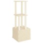 vidaXL Rascador para gatos con postes de sisal color crema 133,5 cm vidaXL Rascador para gatos con postes de sisal color crema 133,5 cm