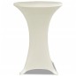 2 Manteles color crema ajustados para mesa de pie - 70 cm diámetro 2 Manteles color crema ajustados para mesa de pie - 70 cm diámetro