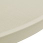 2 Manteles color crema ajustados para mesa de pie - 70 cm diámetro 2 Manteles color crema ajustados para mesa de pie - 70 cm diámetro