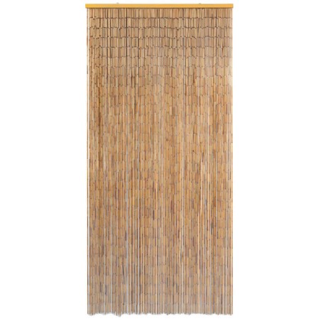 vidaXL Cortina para puerta 90x200 cm bambú  