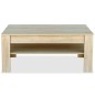vidaXL Mesa de centro madera de ingeniería roble 110x65x48 cm vidaXL Mesa de centro madera de ingeniería roble 110x65x48 cm