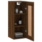 vidaXL Armario de pared madera ingeniería marrón roble 34,5x34x90 cm vidaXL Armario de pared madera ingeniería marrón roble 34,5x34x90 cm