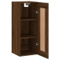 vidaXL Armario de pared madera ingeniería marrón roble 34,5x34x90 cm vidaXL Armario de pared madera ingeniería marrón roble 34,5x34x90 cm
