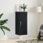 vidaXL Armario de pared madera de ingeniería negro 34,5x34x90 cm vidaXL Armario de pared madera de ingeniería negro 34,5x34x90 cm