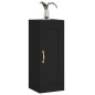 vidaXL Armario de pared madera de ingeniería negro 34,5x34x90 cm vidaXL Armario de pared madera de ingeniería negro 34,5x34x90 cm