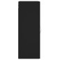 vidaXL Armario de pared madera de ingeniería negro 34,5x34x90 cm vidaXL Armario de pared madera de ingeniería negro 34,5x34x90 cm