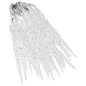 vidaXL Luces carámbanos de Navidad 40 uds acrílico blanco cálido vidaXL Luces carámbanos de Navidad 40 uds acrílico blanco cálido