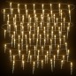 vidaXL Luces carámbanos de Navidad 40 uds acrílico blanco cálido vidaXL Luces carámbanos de Navidad 40 uds acrílico blanco cálido