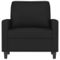 vidaXL Sillón de terciopelo negro 60 cm vidaXL Sillón de terciopelo negro 60 cm