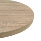 vidaXL Mesa de bar bistró MDF y acero redonda 60x75 cm color roble vidaXL Mesa de bar bistró MDF y acero redonda 60x75 cm color roble