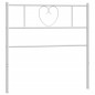 vidaXL Cabecero de metal blanco 75 cm vidaXL Cabecero de metal blanco 75 cm