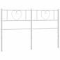vidaXL Cabecero de metal blanco 135 cm vidaXL Cabecero de metal blanco 135 cm