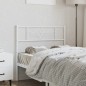 vidaXL Cabecero de metal blanco 100 cm vidaXL Cabecero de metal blanco 100 cm