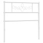 vidaXL Cabecero de metal blanco 100 cm vidaXL Cabecero de metal blanco 100 cm