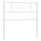 vidaXL Cabecero de metal blanco 100 cm vidaXL Cabecero de metal blanco 100 cm