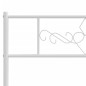 vidaXL Cabecero de metal blanco 100 cm vidaXL Cabecero de metal blanco 100 cm
