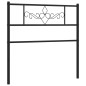 vidaXL Cabecero de metal negro 100 cm vidaXL Cabecero de metal negro 100 cm