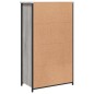vidaXL Aparador alto madera contrachapada gris Sonoma 62x32x106,5 cm vidaXL Aparador alto madera contrachapada gris Sonoma 62x32x106,5 cm