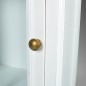 vidaXL Estantería moderna con 3 estantes de madera blanca  