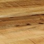 vidaXL Mesa de centro ovalada madera maciza de mango y acero 110 cm vidaXL Mesa de centro ovalada madera maciza de mango y acero 110 cm