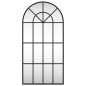 vidaXL Espejo de pared arco de hierro negro 40x80 cm vidaXL Espejo de pared arco de hierro negro 40x80 cm