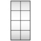 vidaXL Espejo de pared rectangular de hierro negro 40x80 cm vidaXL Espejo de pared rectangular de hierro negro 40x80 cm