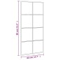 vidaXL Espejo de pared rectangular de hierro negro 40x80 cm vidaXL Espejo de pared rectangular de hierro negro 40x80 cm