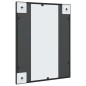 vidaXL Espejo de pared rectangular de hierro negro 40x50 cm vidaXL Espejo de pared rectangular de hierro negro 40x50 cm