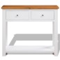 vidaXL Mesa consola de madera de roble 83x30x73 cm vidaXL Mesa consola de madera de roble 83x30x73 cm