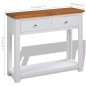 vidaXL Mesa consola de madera de roble 83x30x73 cm vidaXL Mesa consola de madera de roble 83x30x73 cm