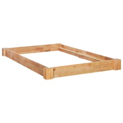 vidaXL Estructura de cama madera maciza de roble 120x200 cm