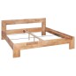 vidaXL Estructura de cama de madera maciza de roble 160x200 cm vidaXL Estructura de cama de madera maciza de roble 160x200 cm