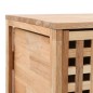 vidaXL Mueble de baño madera maciza de nogal 41x41x91 cm