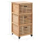 vidaXL Mueble de baño madera maciza de nogal 41x41x91 cm