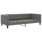 vidaXL Sofá cama nido con cajones tela gris oscuro 90x190 cm vidaXL Sofá cama nido con cajones tela gris oscuro 90x190 cm