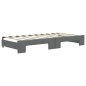 vidaXL Sofá cama nido con cajones tela gris oscuro 90x190 cm vidaXL Sofá cama nido con cajones tela gris oscuro 90x190 cm