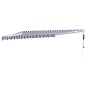 vidaXL Toldo retráctil automático azul y blanco 4,5x3 m vidaXL Toldo retráctil automático azul y blanco 4,5x3 m