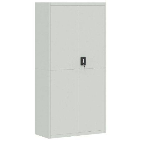 vidaXL Armario archivador de acero gris claro 90x40x180 cm