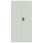 vidaXL Armario archivador de acero gris claro 90x40x180 cm
